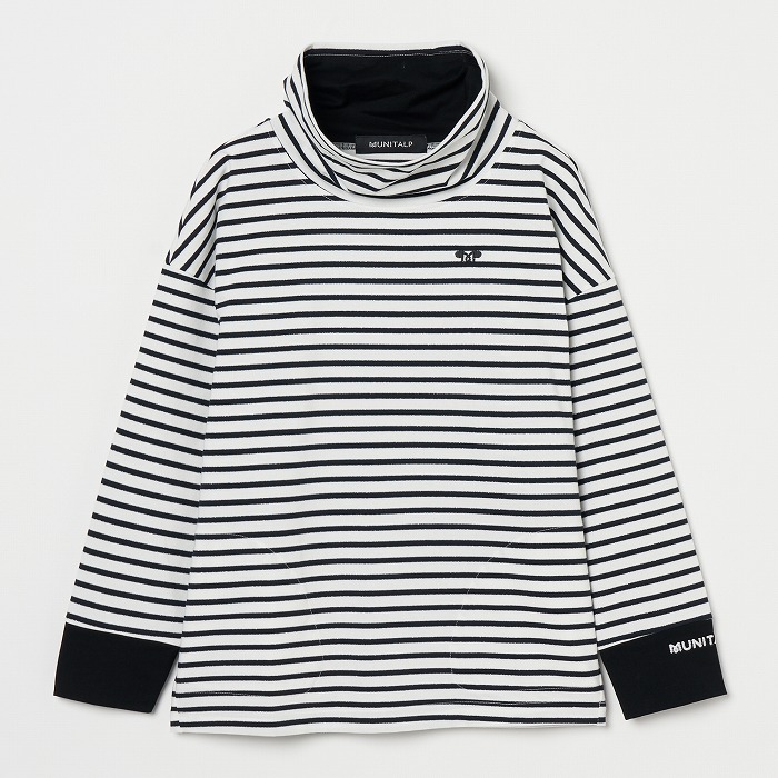 MUNITALP（ムニタルプ）FANCTIONALラメボーダープルオーバー