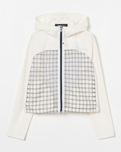 MUNITALP（ムニタルプ）スパンコール刺繍レースブルゾン