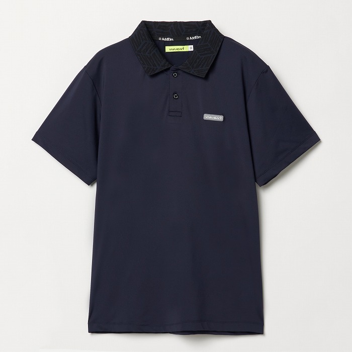 VIVA HEART（ビバハート）高機能ベア天ジャガード衿ポロシャツ