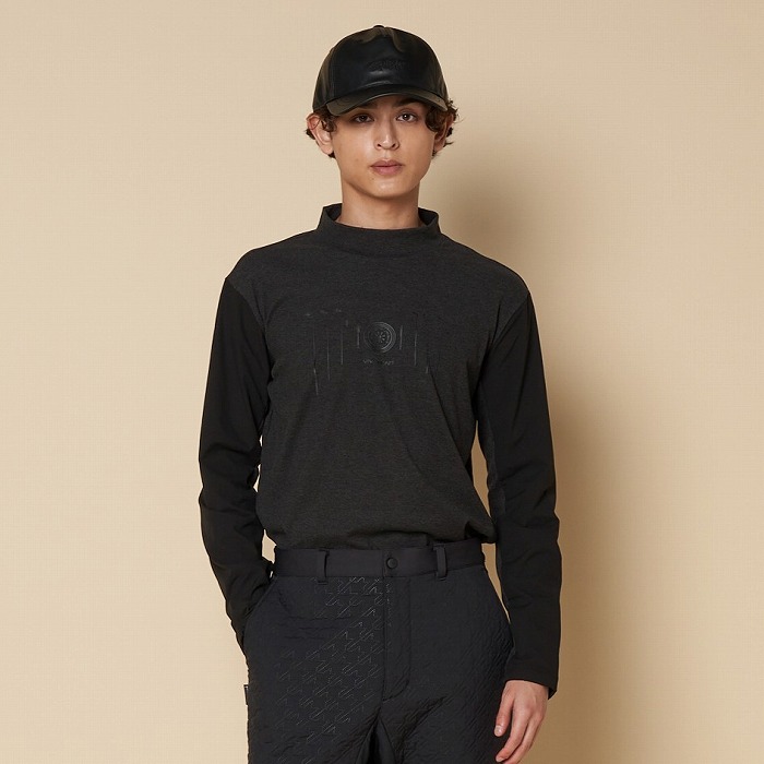 VIVA HEART（ビバハート）タフタスリーブ長袖モックネック