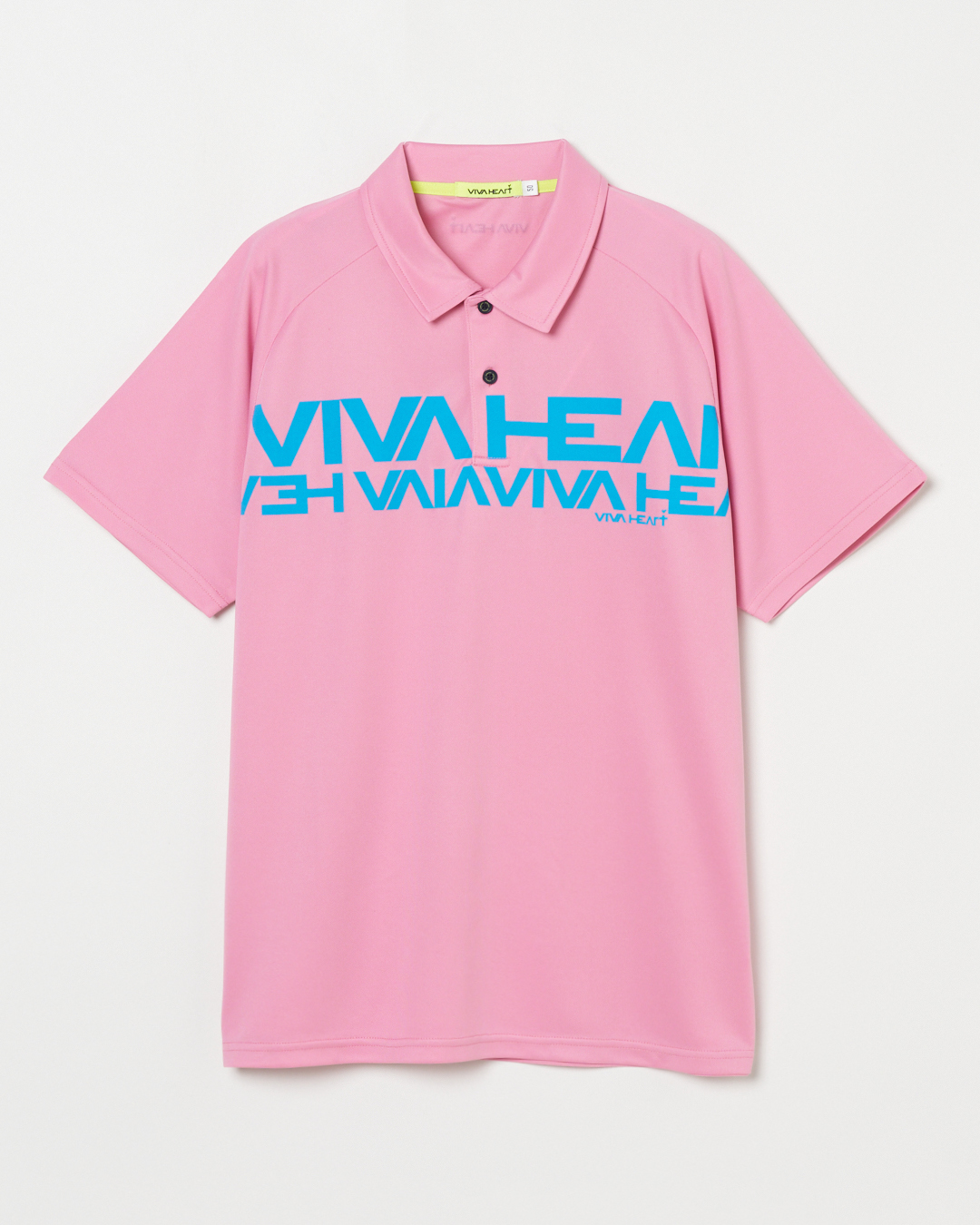 VIVA HEART（ビバハート）グラフィックデザイン半袖ポロシャツ