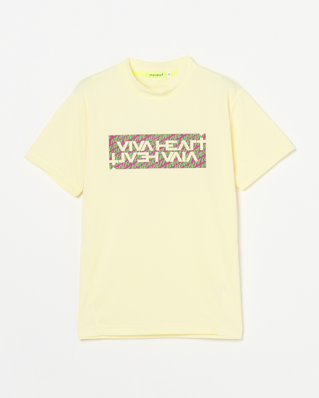 VIVA HEART（ビバハート）ボックスグラフィックモック半袖Tシャツ