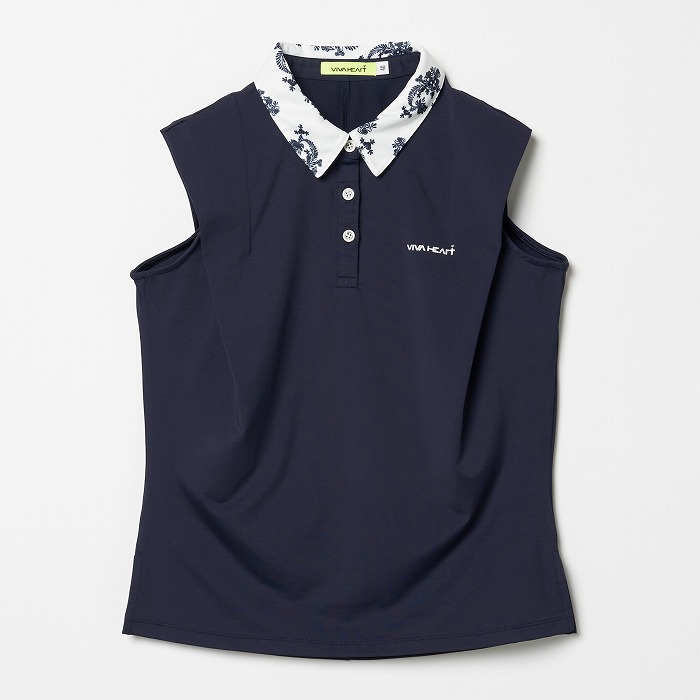 VIVA HEART（ビバハート）ボタニカル高機能ベア天 ノースリーブシャツ