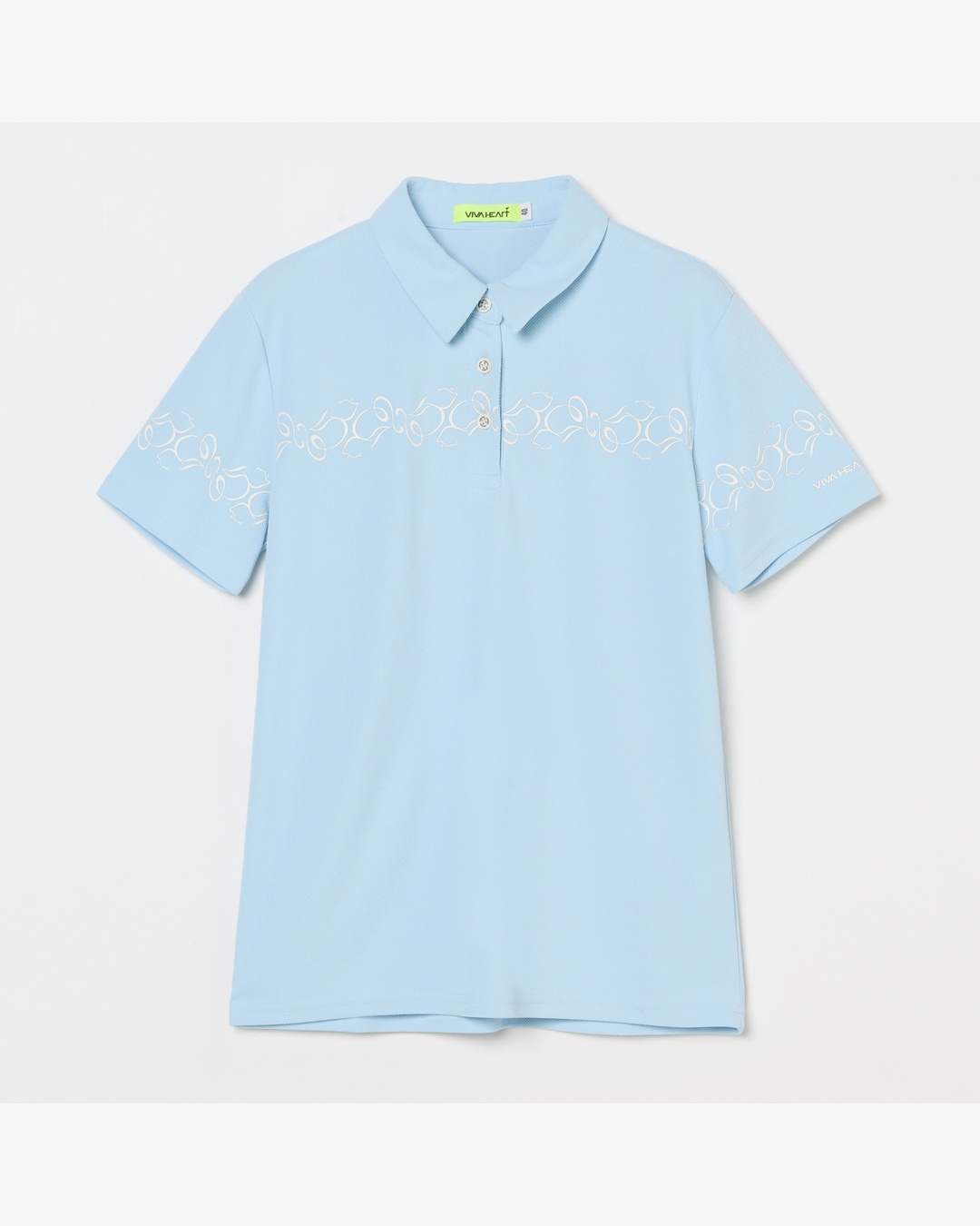 VIVA HEART（ビバハート）ケディレース鹿の子半袖ポロシャツ