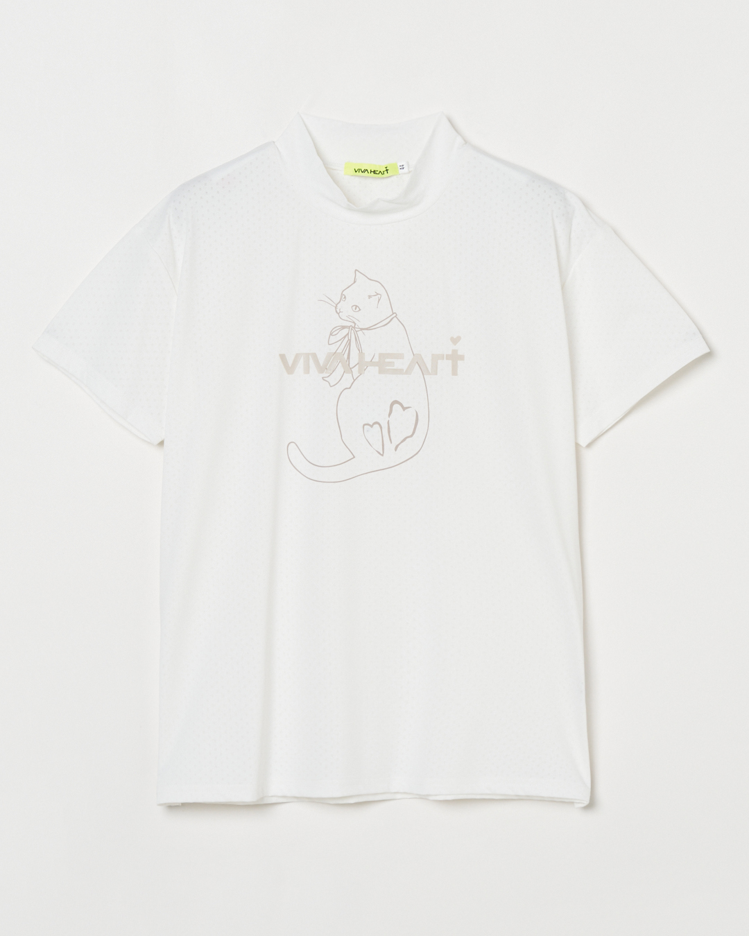 VIVA HEART（ビバハート）ミアグラフィック 半袖 モックプルオーバー