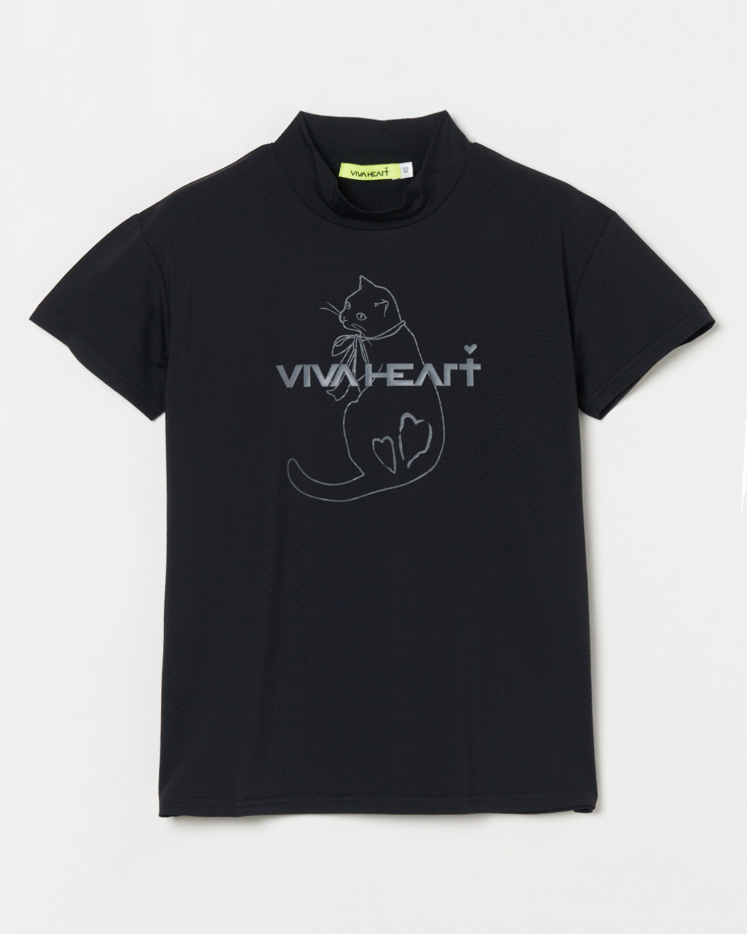 VIVA HEART（ビバハート）ミアグラフィック 半袖 モックプルオーバー