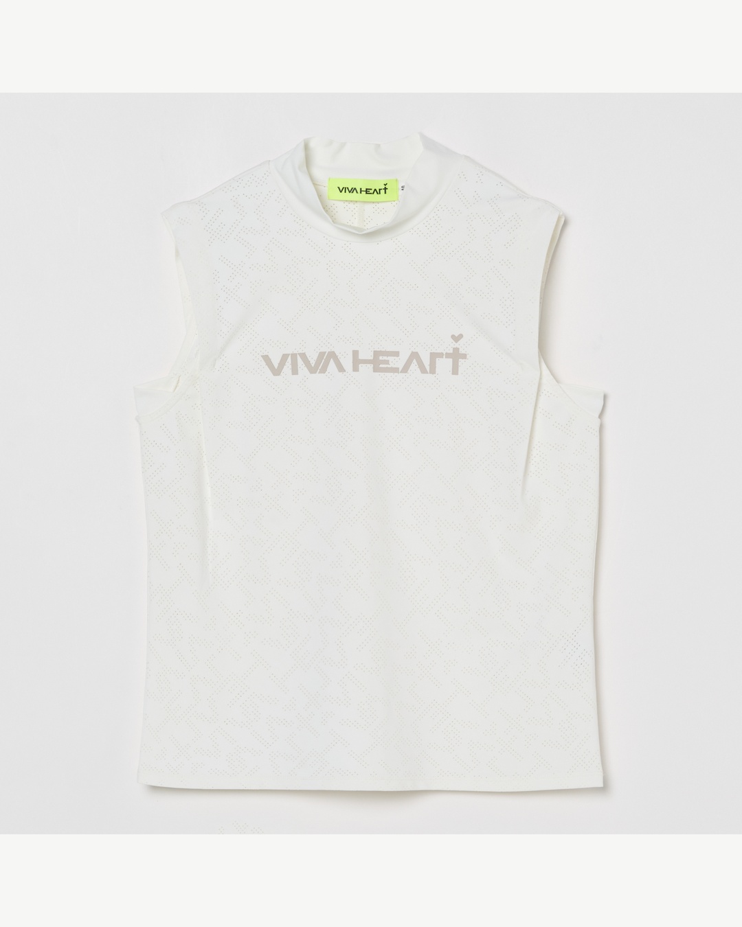 VIVA HEART（ビバハート）高機能メッシュノースリーブモックプルオーバー