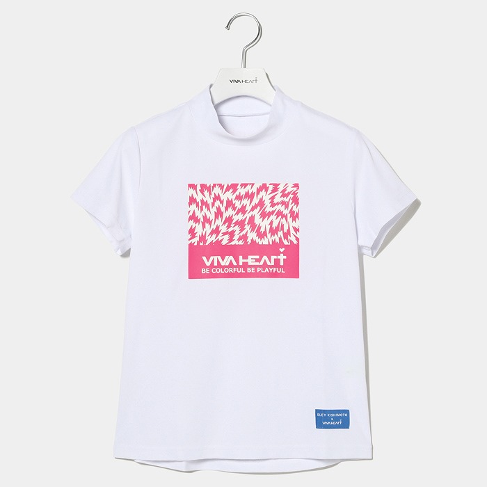 VIVA HEART×ELEY KISHIMOTO  FLASH 半袖モックネック