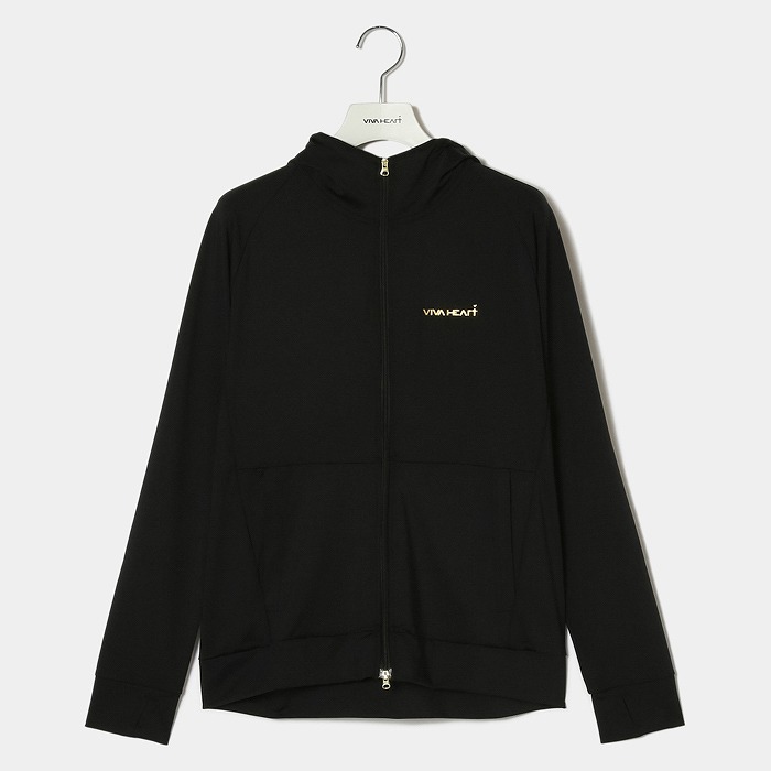 VIVA HEART(ビバハート)高機能ベア天指穴付きフルジップパーカー