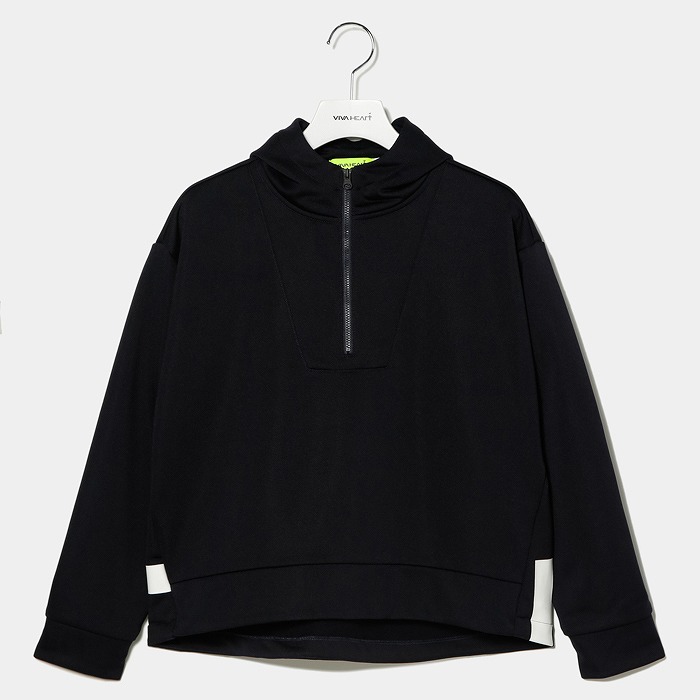 VIVAHEART（ビバハート）ビッグロゴハーフジップパーカー