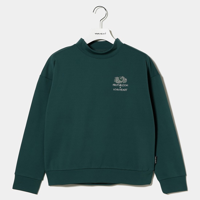 VIVA HEART（ビバハート）FRUIT OF THE LOOMコラボ メカニカルストレッチジャージパーカー