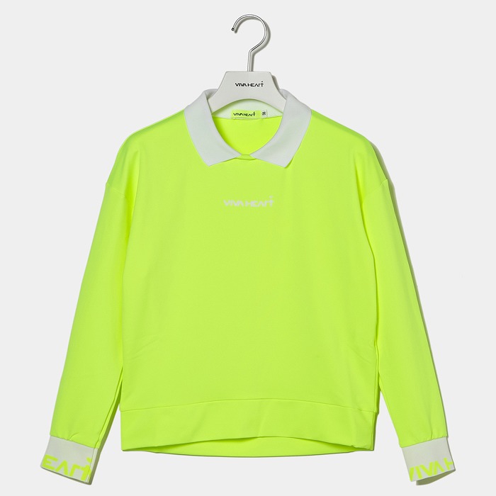 VIVA HEART（ビバハート）ストレッチミニ裏毛レーヤードプルオーバー