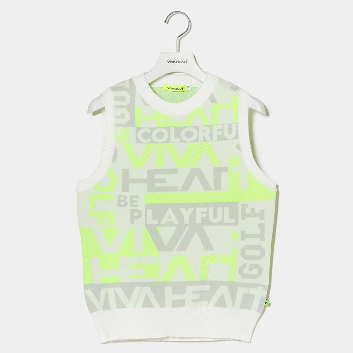 VIVAHEART（ビバハート）撥水ロゴJQニットベスト
