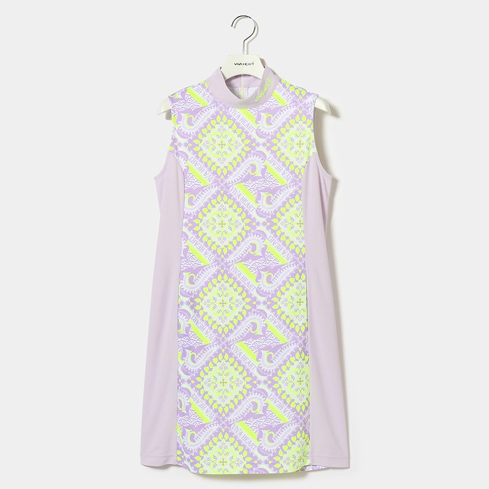 VIVA HEART（ビバハート）アイスタッチカノコマジョリカスカーフ柄ワンピース