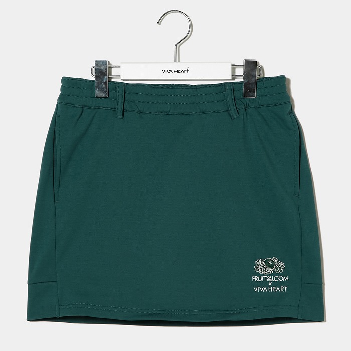 VIVA HEART（ビバハート）FRUIT OF THE LOOMコラボ メカニカルストレッチジャージスカート