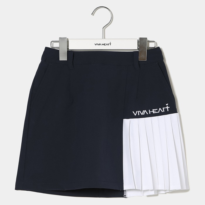 VIVA HEART（ビバハート）撥水サイドプリーツスカート