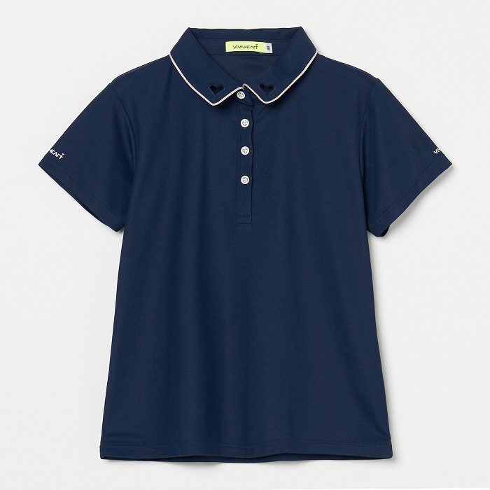 VIVA HEART（ビバハート）アイスタッチカノコハートカラー半袖シャツ