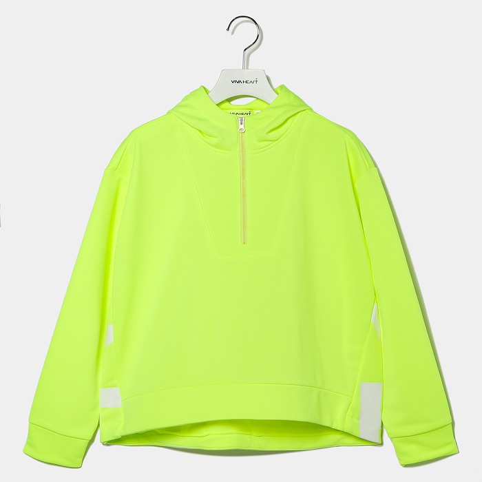 VIVAHEART（ビバハート）ビッグロゴハーフジップパーカー