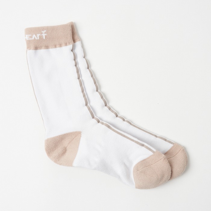 VIVA HEART（ビバハート）バーチカルラインクルーソックス