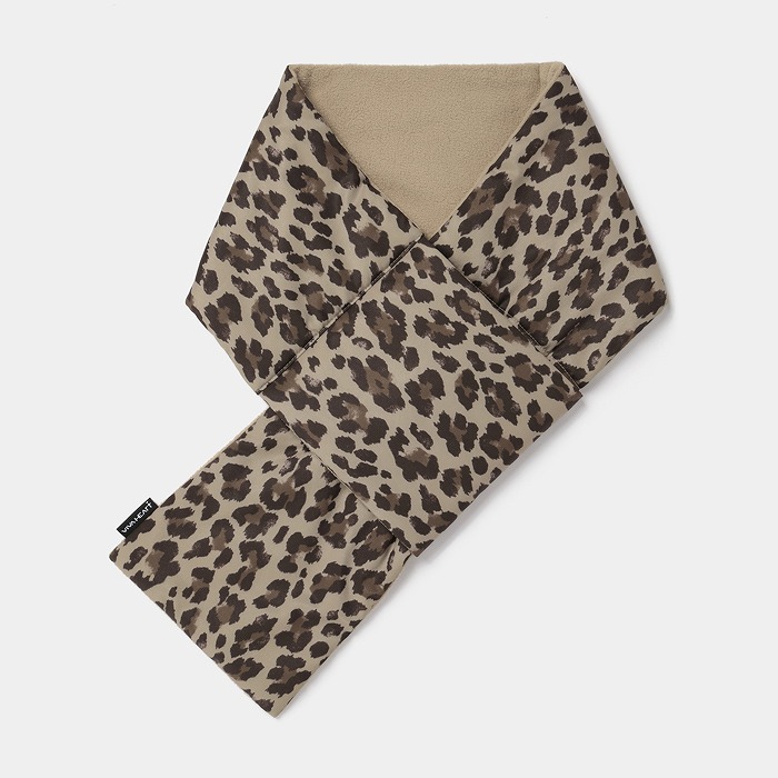 VIVA HEART（ビバハート）レオパード柄中綿マフラー