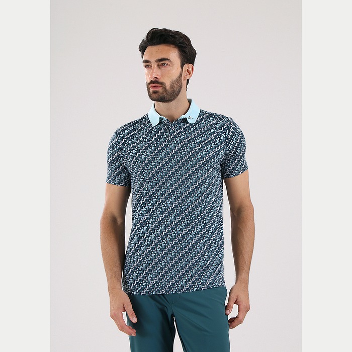 CHERVO（シェルボ）半袖プリントポロシャツ