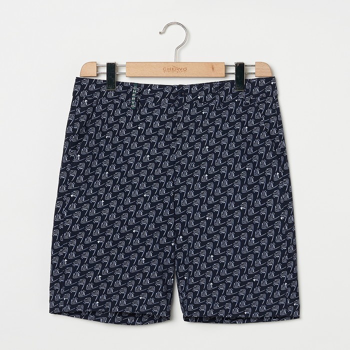 CHERVO（シェルボ）メンズ プリントハーフパンツ