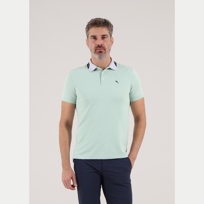 CHERVO（シェルボ） ワンポイント半袖ポロシャツ