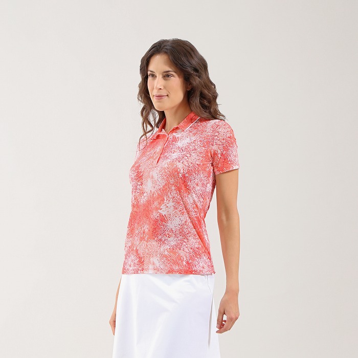 CHERVO（シェルボ）プリント半袖ポロシャツ