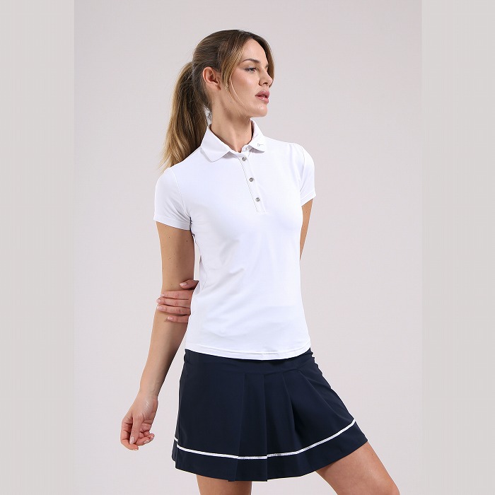 CHERVO（シェルボ）ストレッチジャージ半袖ポロシャツ