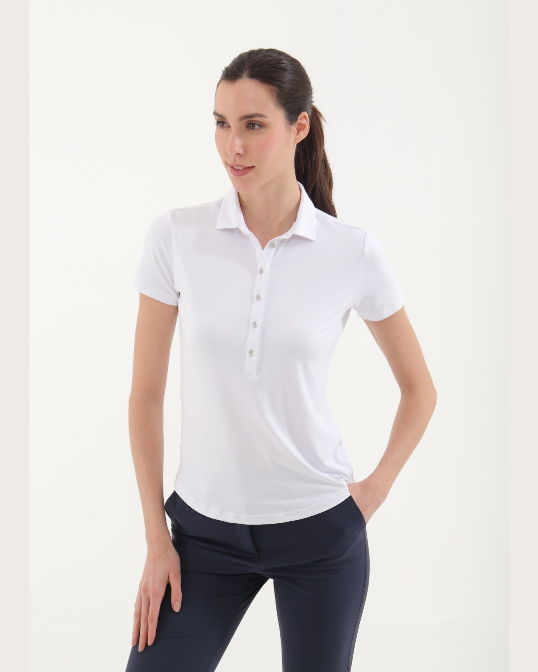 CHERVO（シェルボ）サンブロック６ボタン半袖ポロシャツ