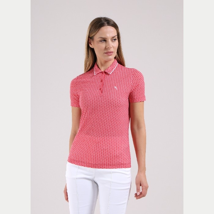 CHERVO（シェルボ）半袖プリントポロシャツ