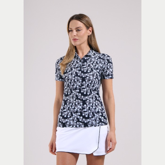 CHERVO（シェルボ）半袖プリントポロシャツ