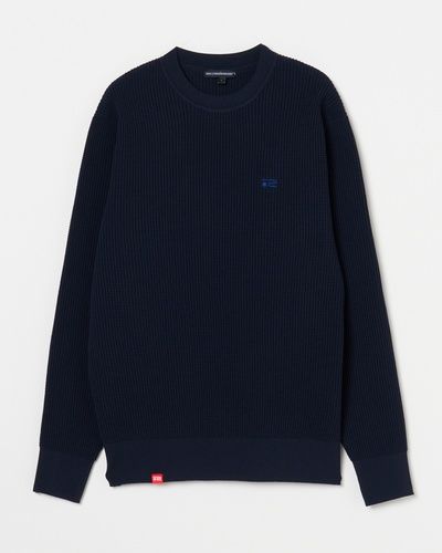 Rosasen （ロサーセン） ワッフルクルーネックニット