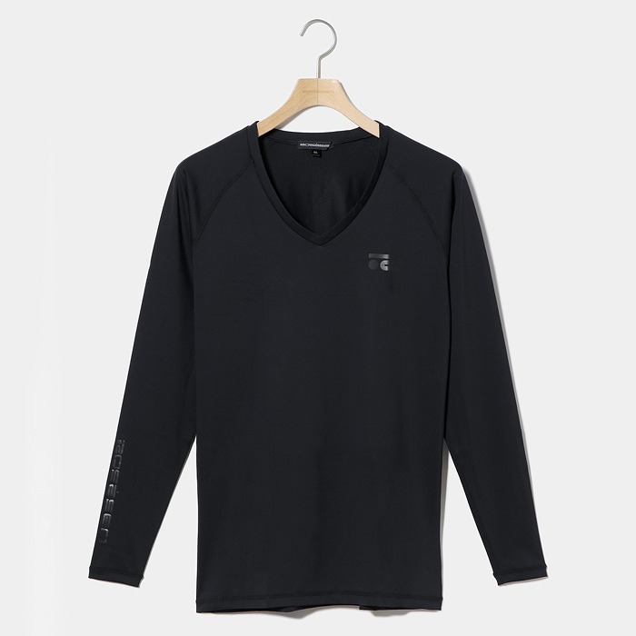 Rosasen（ロサーセン）キシリトールナイロン長袖Vネック