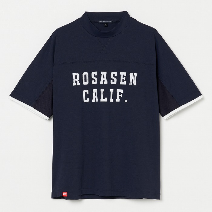 Rosasen（ロサーセン）ソロナ天竺半袖モックネック