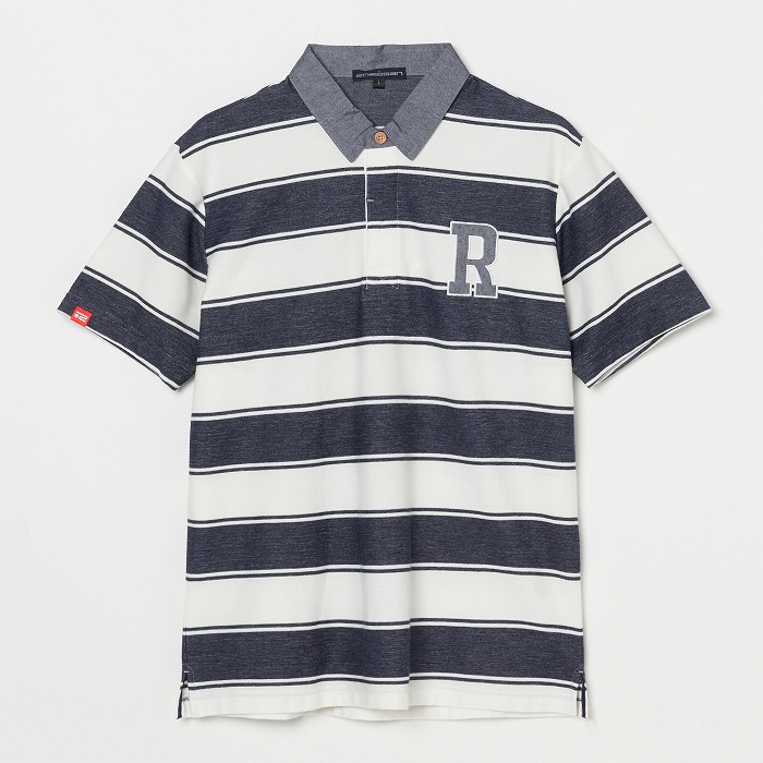 Rosasen（ロサーセン）オニカノコボーダー半袖ポロ