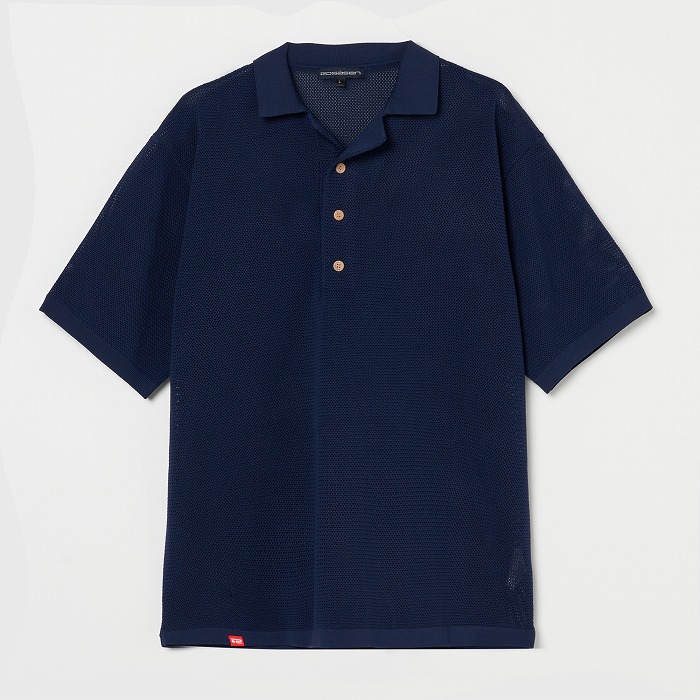 Rosasen（ロサーセン）メッシュニット半袖ポロ