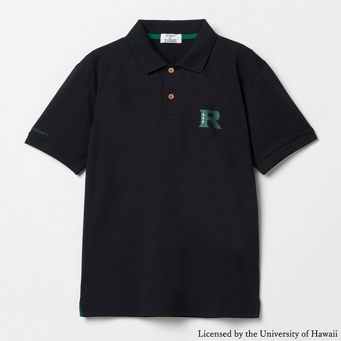 Rosasen(ロサーセン)ソロナ天竺半袖ポロ【University of Hawaii 別注】