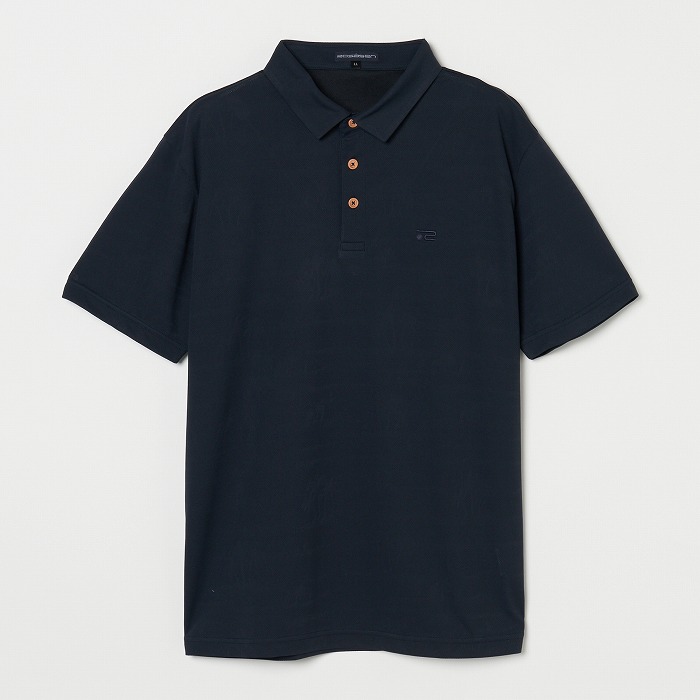 Rosasen（ロサーセン）メッシュジャカード半袖ポロ