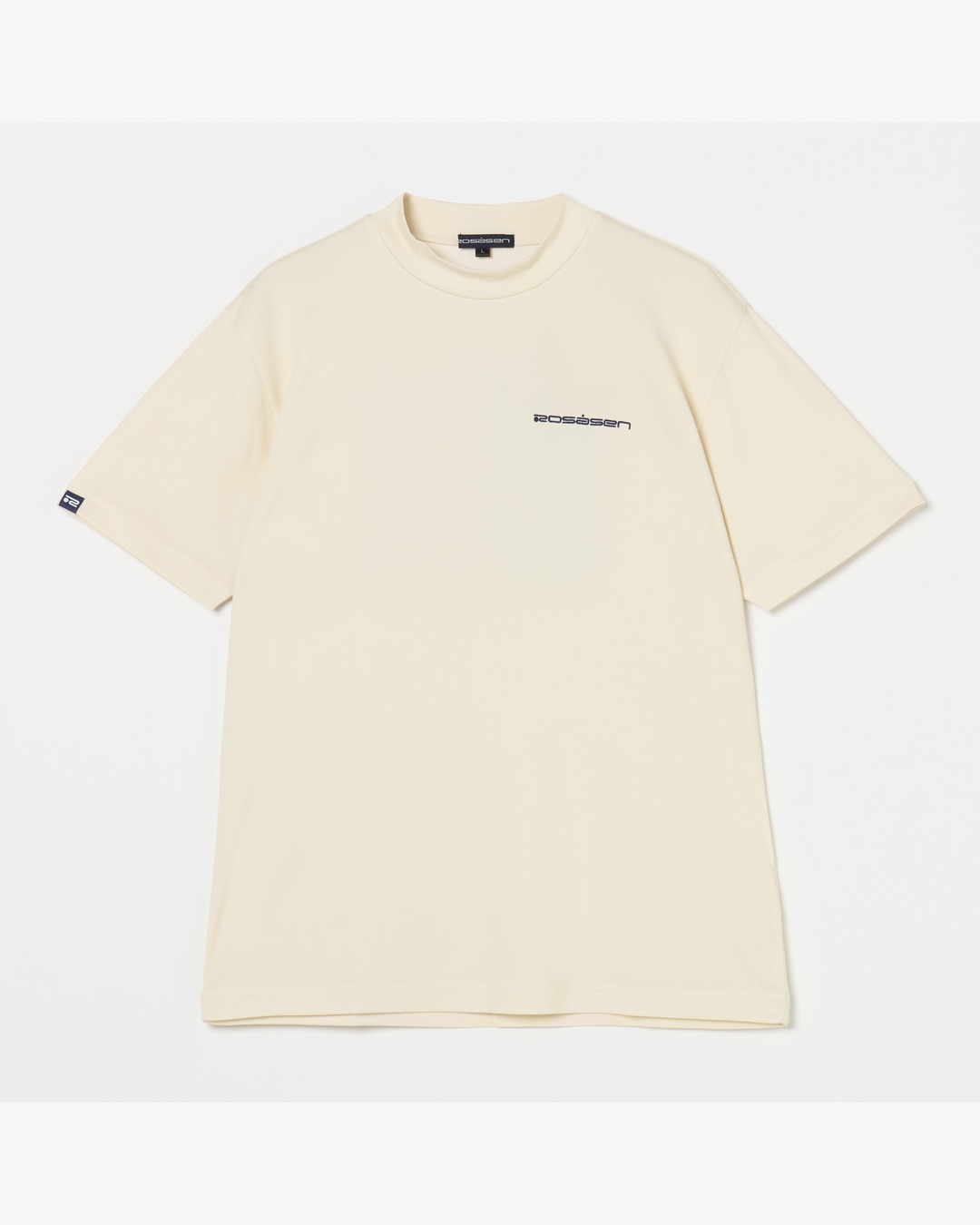 Rosasen（ロサーセン）肌さら冷感プリント半袖モックネックシャツ