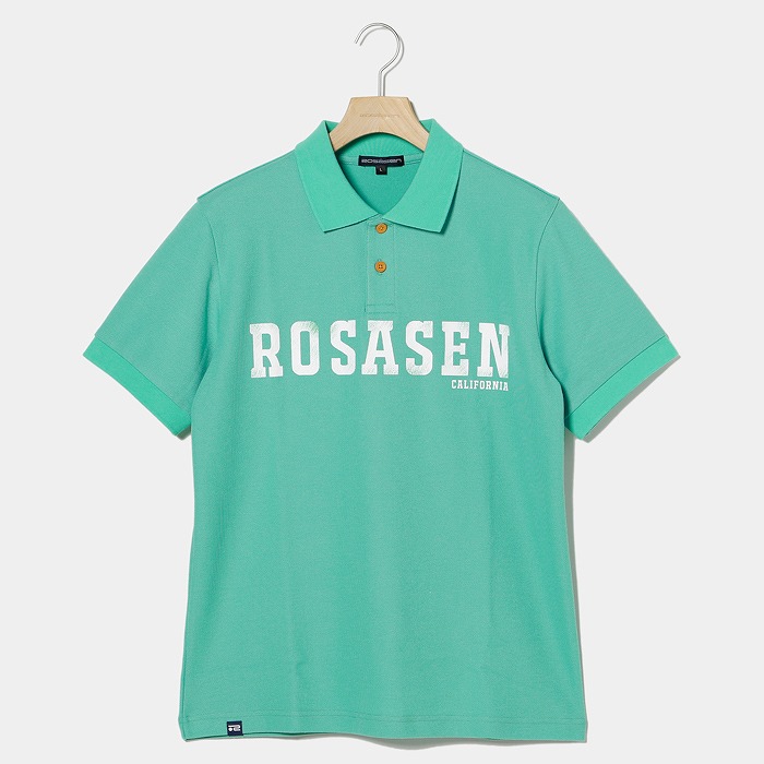 Rosasen（ロサーセン）メンズ カノコセオアルファ半袖ポロ