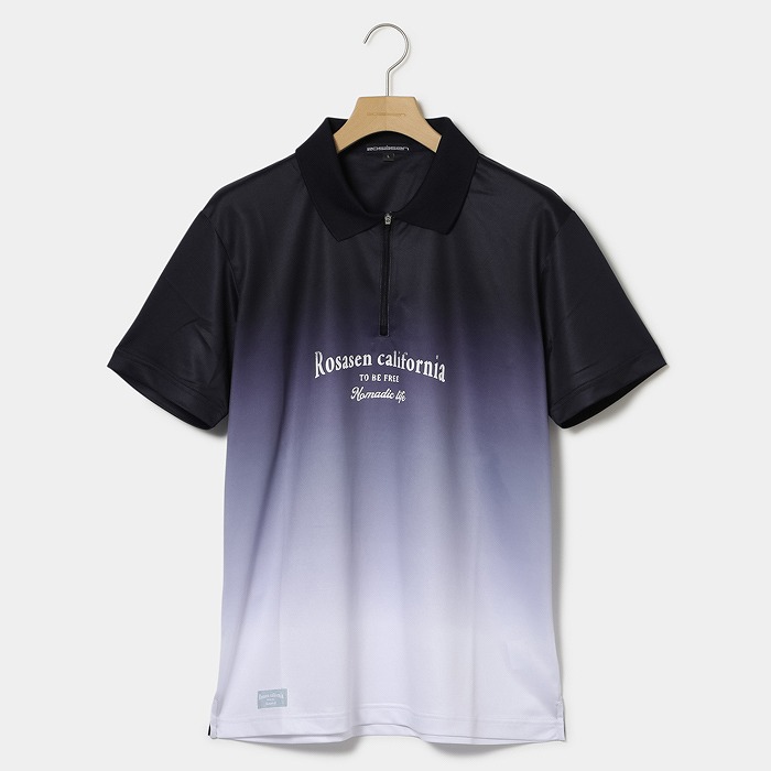 Rosasen（ロサーセン）メランジ調カノコ半袖シャツ