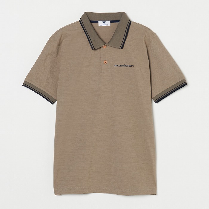 Rosasen（ロサーセン）ソロナ天竺バックプリント半袖ポロ 【YALE University 別注】