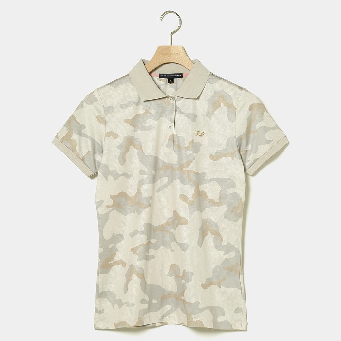 Rosasen（ロサーセン）クールコアカモフラプリント半袖ポロ