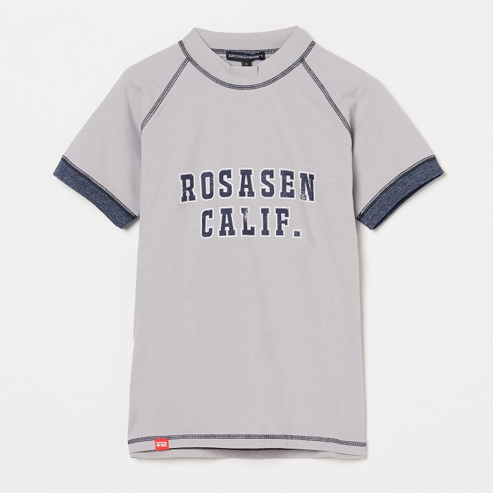 Rosasen（ロサーセン）ソロナ天竺半袖モックネック