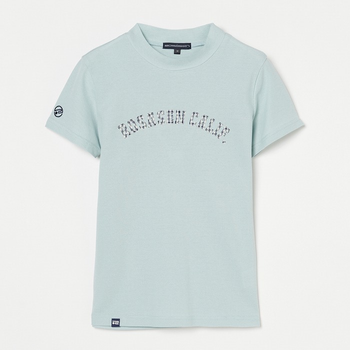 Rosasen（ロサーセン）冷感コットン半袖モックネック