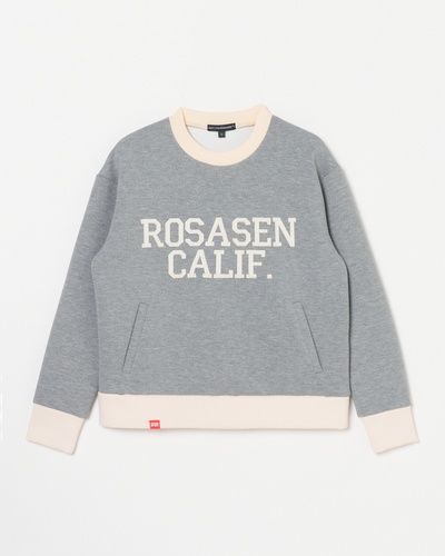 Rosasen （ロサーセン） 裏起毛ネック付きプルオーバー