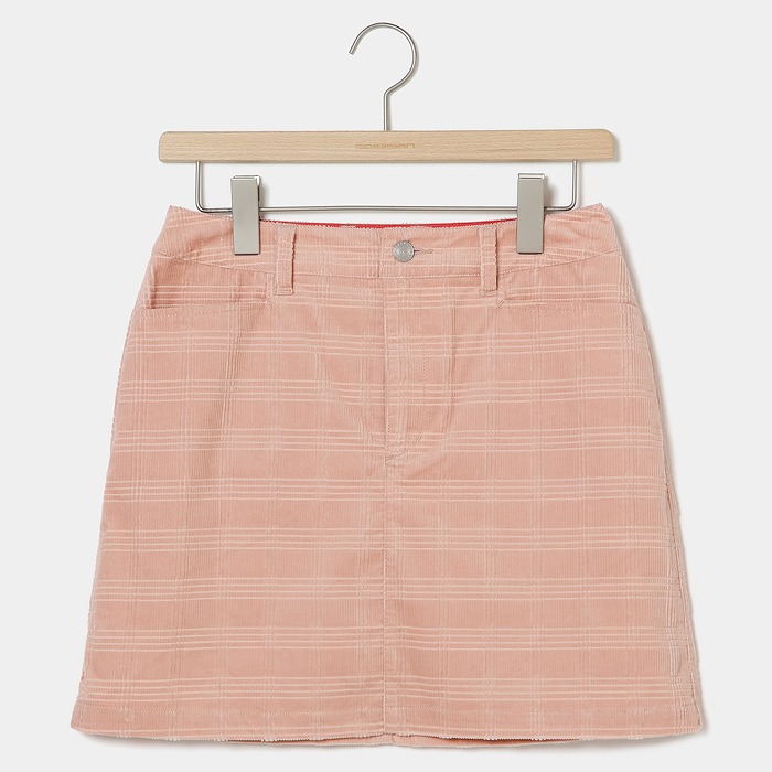 Rosasen（ロサーセン）シャンブレーコーデュロイチェックスカート