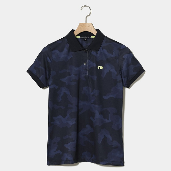 Rosasen（ロサーセン）クールコアカモフラプリント半袖ポロ