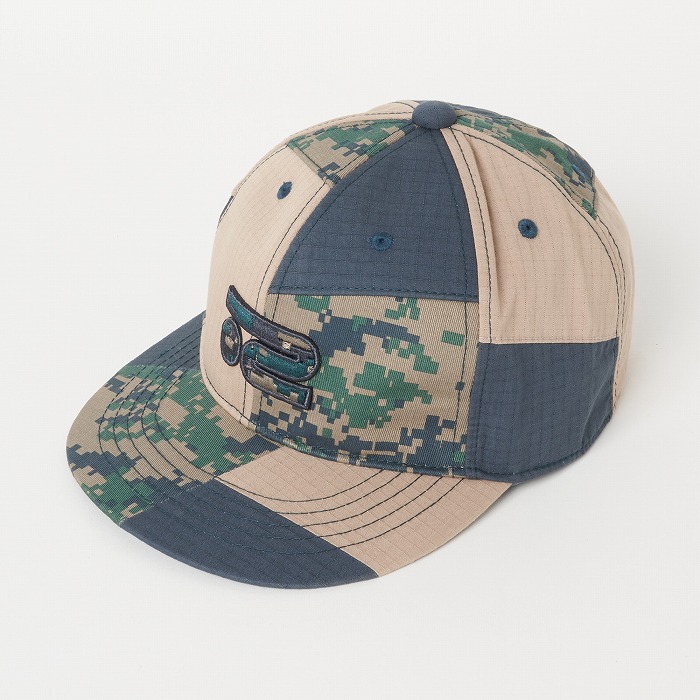 Rosasen（ロサーセン）パッチワークフラットキャップ